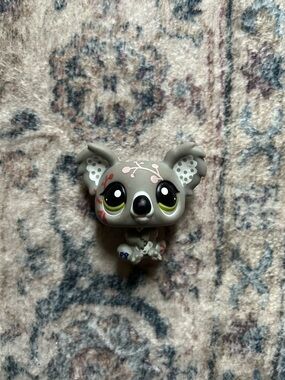 LPS Littlest Pet Shop Cherry Blossom Gray Koala Bear #1837